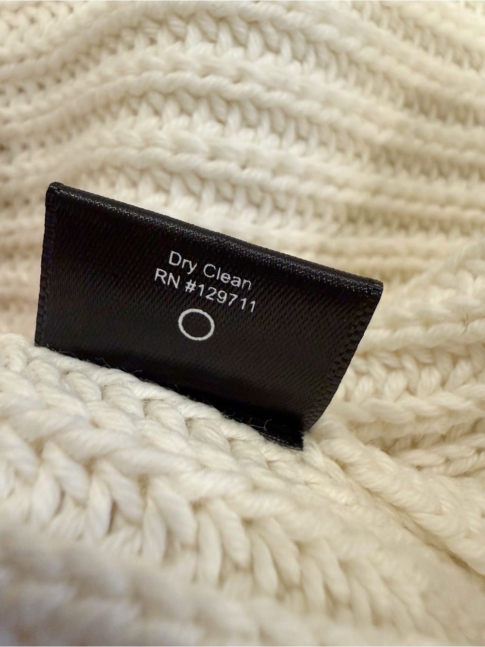JENNI KAYNE Cotton Fisherman Sweater in Ivory Crewneck Ribbed Knit Classic XL - Picture 9 of 10